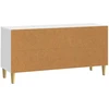 TV staliukas Televizoriaus spintelė 102 x 34,5 x 50 cm Itin blizgi balta