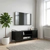TV staliukas Televizoriaus spintelė 119 x 33 x 50 cm Juodojo ąžuolo
