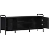 TV staliukas Televizoriaus spintelė 119 x 33 x 50 cm Juodojo ąžuolo