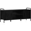 TV staliukas Televizoriaus spintelė 119 x 33 x 50 cm Juodojo ąžuolo