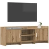 TV staliukas Televizoriaus spintelė 130 x 33 x 47 cm Artisano ąžuolo