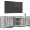 TV staliukas Televizoriaus spintelė 130 x 33 x 47 cm Pilka Sonoma