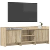 TV staliukas Televizoriaus spintelė 130 x 33 x 47 cm Sonoma ąžuolas