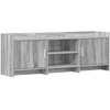 TV staliukas Televizoriaus spintelė 130 x 33 x 47 cm Pilka Sonoma