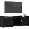 TV staliukas Televizoriaus spintelė 130 x 33 x 47 cm Juodojo ąžuolo
