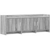 TV staliukas Televizoriaus spintelė 130 x 33 x 47 cm Pilka Sonoma