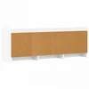 TV staliukas Televizoriaus spintelė 130 x 33 x 47 cm Balta Apdirbta mediena