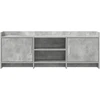 TV staliukas Televizoriaus spintelė 130 x 33 x 47 cm Betono pilka