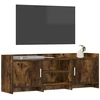 TV staliukas Televizoriaus spintelė 130 x 33 x 47 cm Dūminio ąžuolo