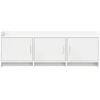 TV staliukas Televizoriaus spintelė 130 x 33 x 47 cm Balta Apdirbta mediena