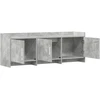 TV staliukas Televizoriaus spintelė 130 x 33 x 47 cm Betono pilka