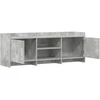 TV staliukas Televizoriaus spintelė 130 x 33 x 47 cm Betono pilka
