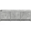 TV staliukas Televizoriaus spintelė 130 x 33 x 47 cm Betono pilka