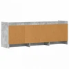 TV staliukas Televizoriaus spintelė 130 x 33 x 47 cm Betono pilka