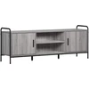 TV staliukas Televizoriaus spintelė 133 x 33 x 50 cm Pilka Sonoma