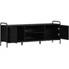 TV staliukas Televizoriaus spintelė 133 x 33 x 50 cm Juodojo ąžuolo