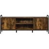 TV staliukas Televizoriaus spintelė 133 x 33 x 50 cm Dūminio ąžuolo