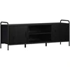 TV staliukas Televizoriaus spintelė 133 x 33 x 50 cm Juodojo ąžuolo