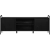 TV staliukas Televizoriaus spintelė 133 x 33 x 50 cm Juodojo ąžuolo