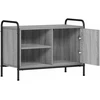 TV staliukas Televizoriaus spintelė 133 x 33 x 50 cm Pilka Sonoma