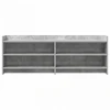 TV staliukas Televizoriaus spintelė 135 x 33 x 47 cm Betono pilka