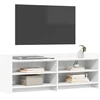 TV staliukas Televizoriaus spintelė 135 x 33 x 47 cm Balta Apdirbta mediena