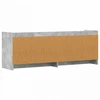 TV staliukas Televizoriaus spintelė 135 x 33 x 47 cm Betono pilka