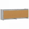 TV staliukas Televizoriaus spintelė 135 x 33 x 47 cm Pilka Sonoma