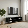 TV staliukas Televizoriaus spintelė 140 x 39,5 x 50 cm Juodojo ąžuolo