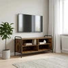 TV staliukas Televizoriaus spintelė 140 x 39,5 x 50 cm Dūminio ąžuolo