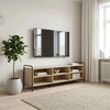 TV staliukas Televizoriaus spintelė 140 x 39,5 x 50 cm Sonoma ąžuolas