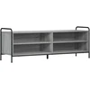 TV staliukas Televizoriaus spintelė 140 x 39,5 x 50 cm Pilka Sonoma