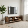TV staliukas Televizoriaus spintelė 140 x 39,5 x 50 cm Sendintos medienos