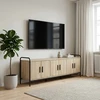 TV staliukas Televizoriaus spintelė 146 x 33 x 50 cm Sonoma ąžuolas