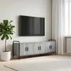 TV staliukas Televizoriaus spintelė 146 x 33 x 50 cm Pilka Sonoma