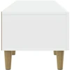 TV staliukas Televizoriaus spintelė 147 x 34,5 x 30 cm Balta