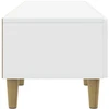 TV staliukas Televizoriaus spintelė 147 x 34,5 x 30 cm Itin blizgi balta