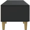 TV staliukas Televizoriaus spintelė 147 x 34,5 x 30 cm Juoda