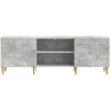 TV staliukas Televizoriaus spintelė 150 x 31 x 50 cm Betono pilka