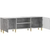 TV staliukas Televizoriaus spintelė 150 x 31 x 50 cm Betono pilka