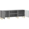 TV staliukas Televizoriaus spintelė 150 x 31 x 50 cm Pilka Sonoma