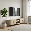 TV staliukas Televizoriaus spintelė 167,5 x 33 x 50 cm Sonoma ąžuolas