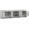 TV staliukas Televizoriaus spintelė 168 x 33 x 47 cm Betono pilka