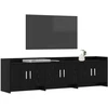 TV staliukas Televizoriaus spintelė 168 x 33 x 47 cm Juodojo ąžuolo