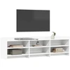 TV staliukas Televizoriaus spintelė 168 x 33 x 47 cm Balta Apdirbta mediena