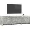 TV staliukas Televizoriaus spintelė 168 x 33 x 47 cm Betono pilka