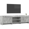 TV staliukas Televizoriaus spintelė 168 x 33 x 47 cm Betono pilka