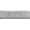 TV staliukas Televizoriaus spintelė 168 x 33 x 47 cm Betono pilka