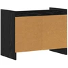 TV staliukas Televizoriaus spintelė 60 x 33 x 47 cm Juodojo ąžuolo