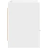 TV staliukas Televizoriaus spintelė 71,5 x 33 x 47 cm Balta Apdirbta mediena